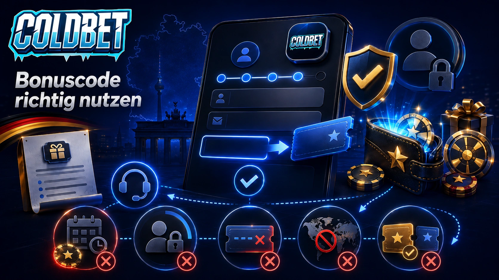 ColdBet Deutschland Bonus und Euro-Konto