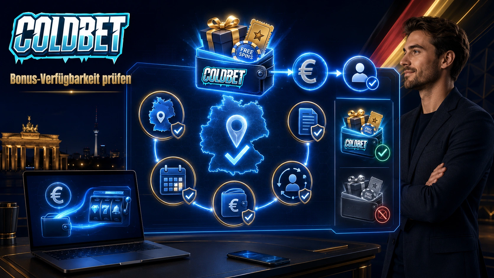 ColdBet Bonus-Verfügbarkeit in Deutschland prüfen