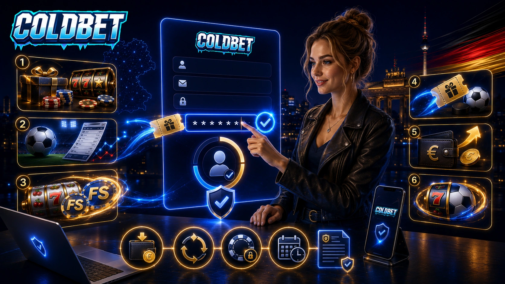 ColdBet Konto, Bonus und Sicherheit